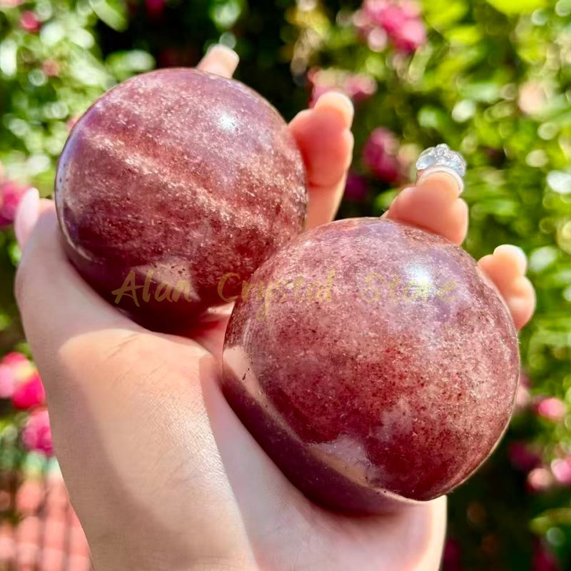 Strawberry Quartz Sphere