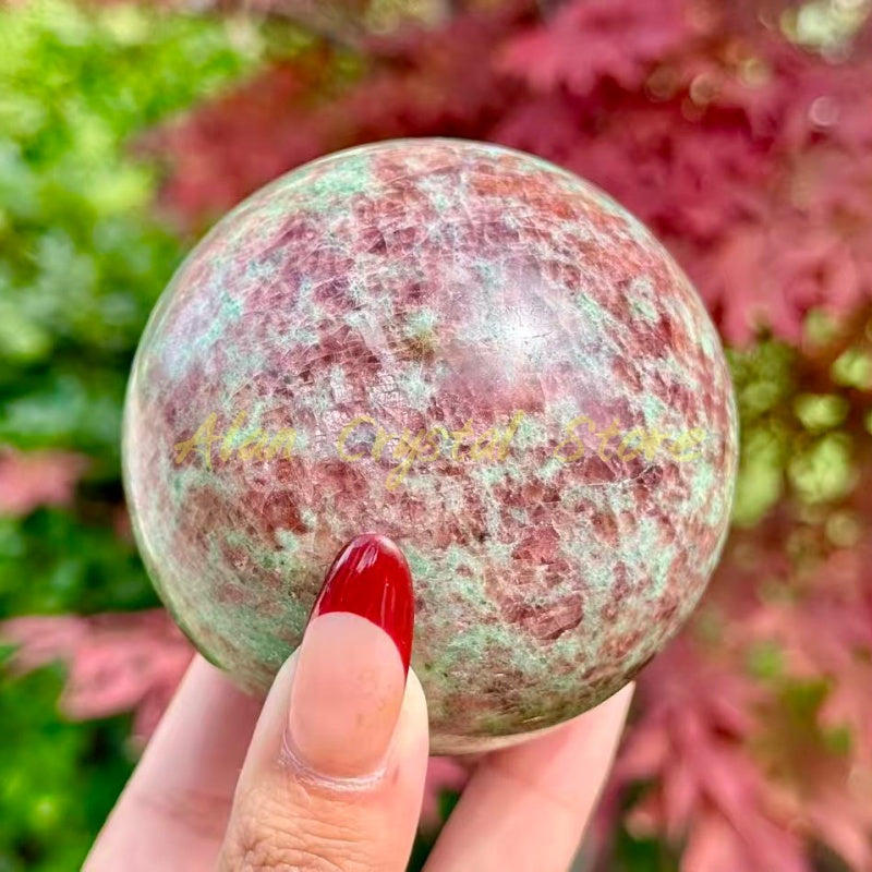 Natural Rose Stone Sphere.1PC