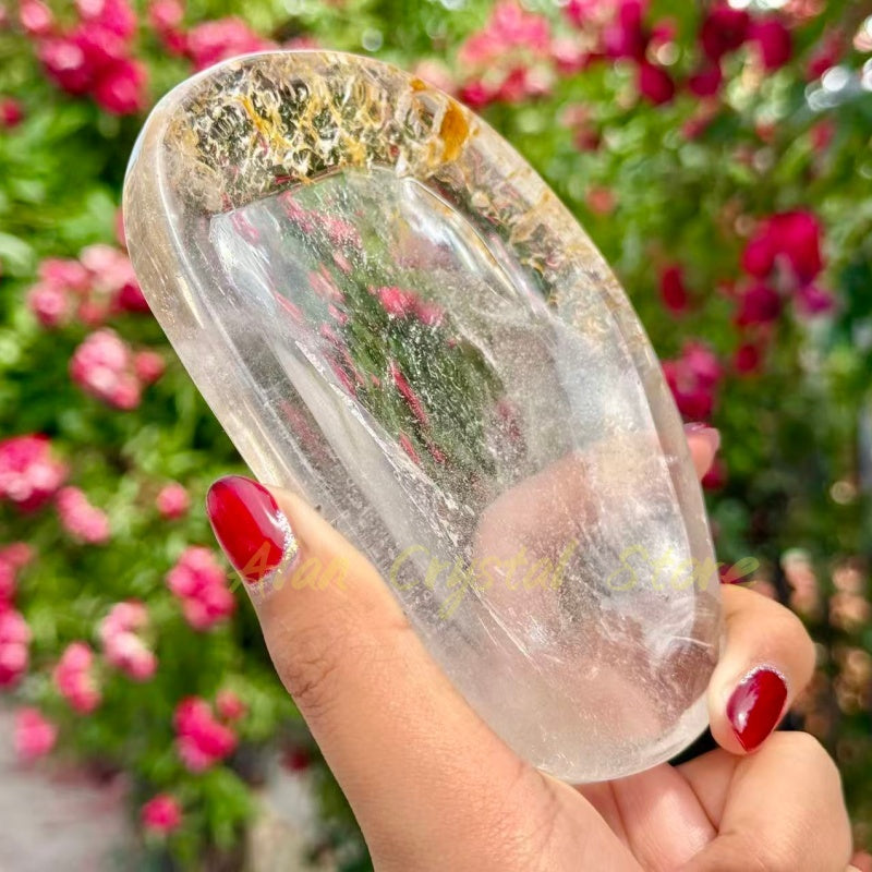 Clear Quartz Free Form Bowl