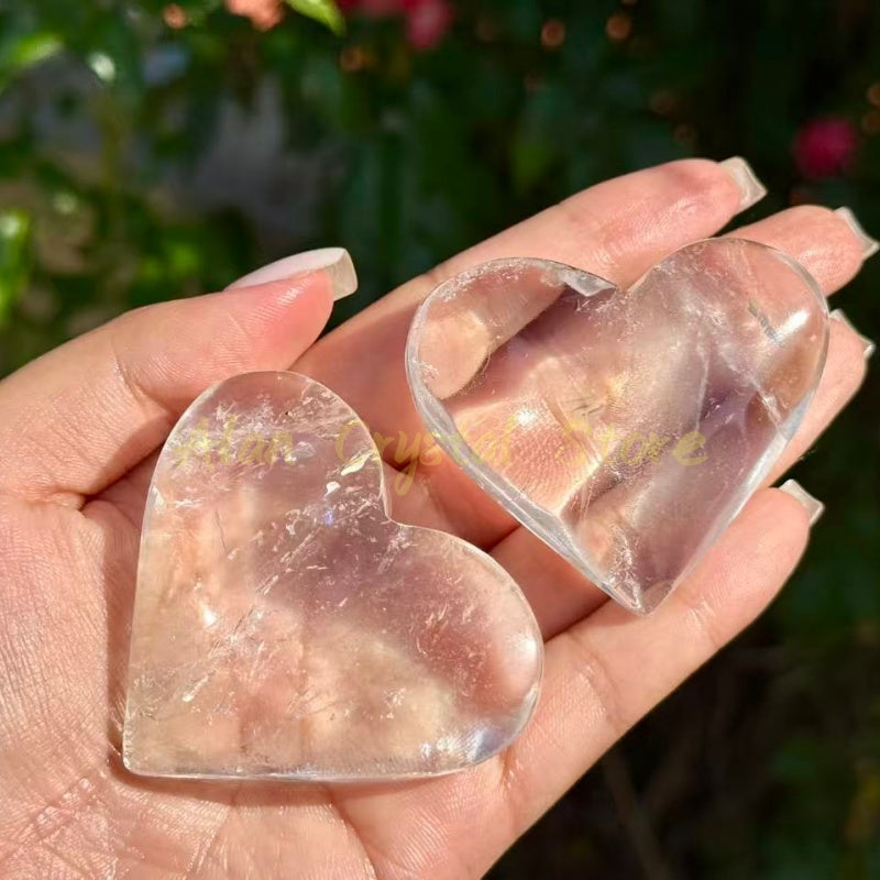 Clear Quartz Heart