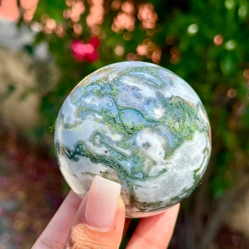 Moss Agate Sphere