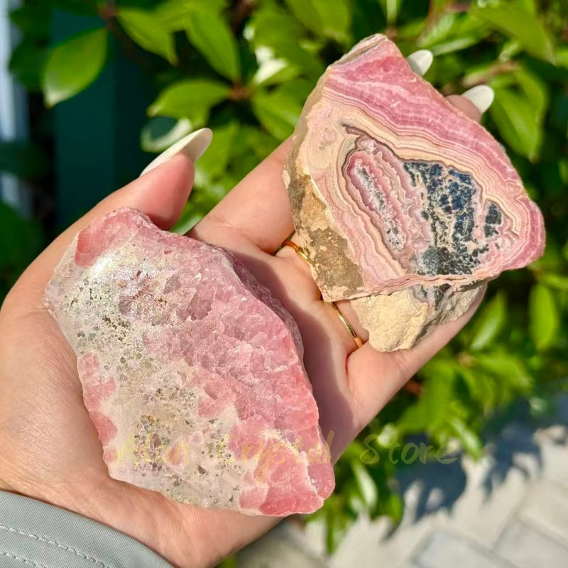 Rhodochrosite Slice