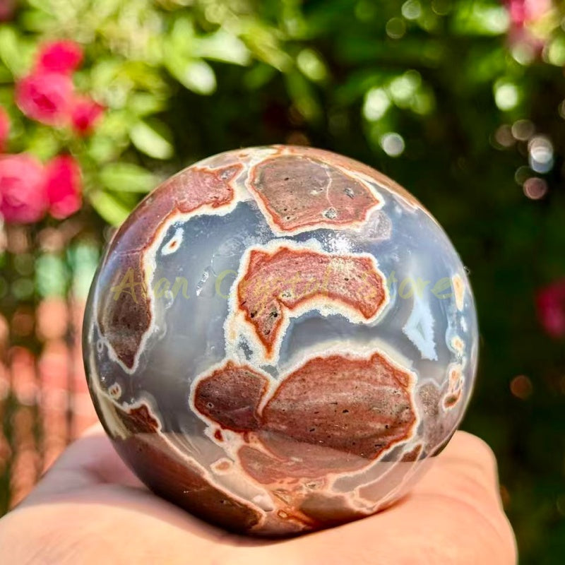 Football Agate Sphere