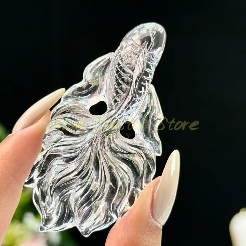 Natural Clear Quartz Koi,High Quality Clear Quartz.