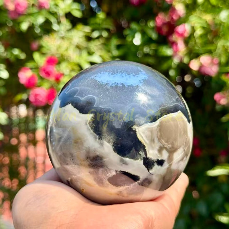 Volcano Agate Sphere