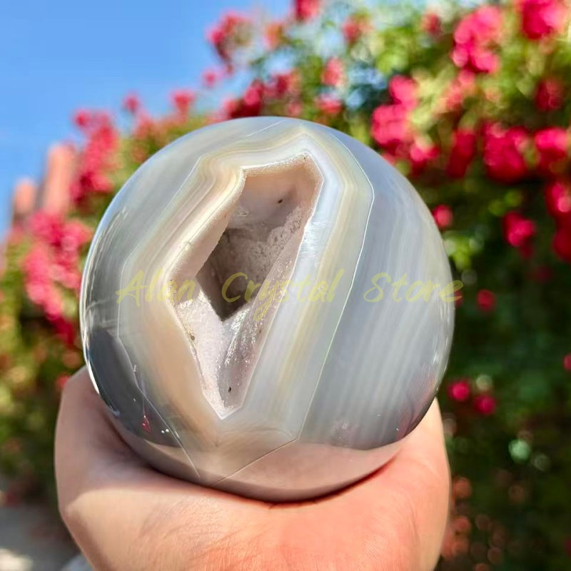 Druzy Agate Big Sphere