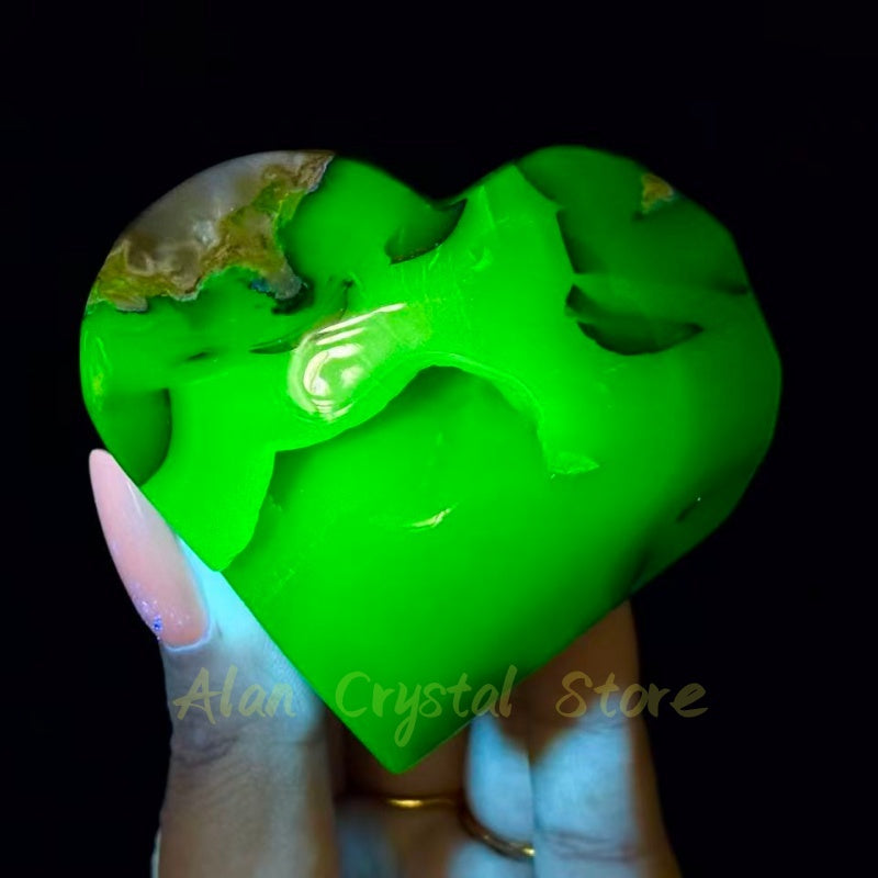 Volcano Agate Heart