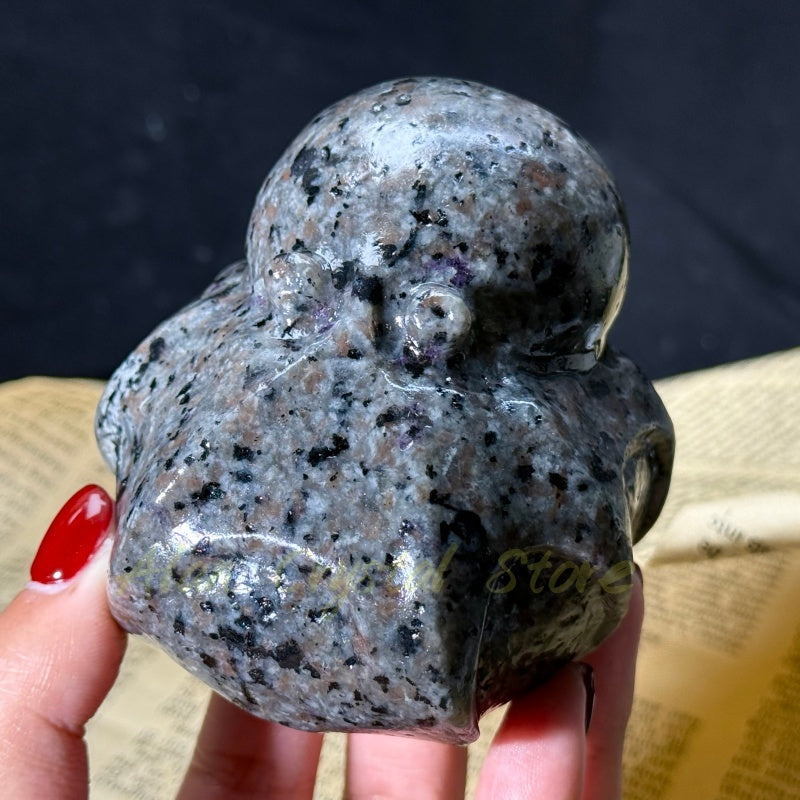 Natural Yooperlite Octopus Carving.1PC