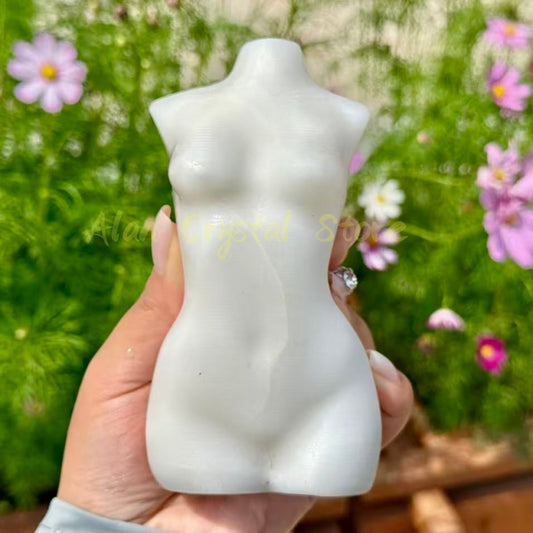 White Jade Female Body Carving