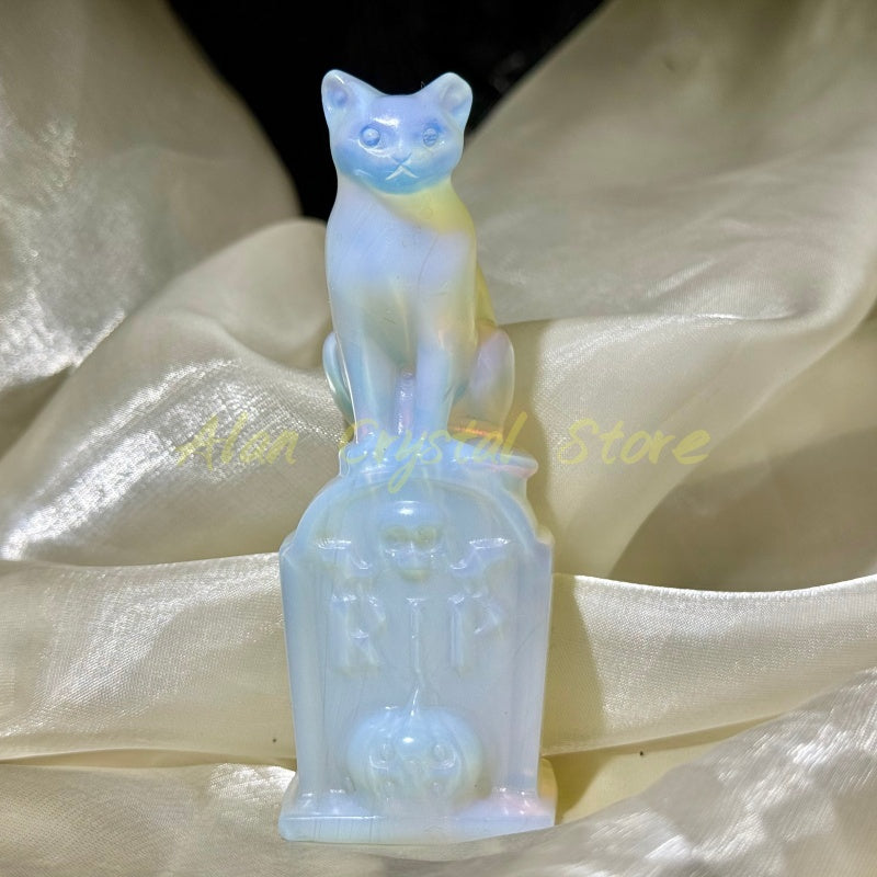 Opalite Coffin Cat 1PC