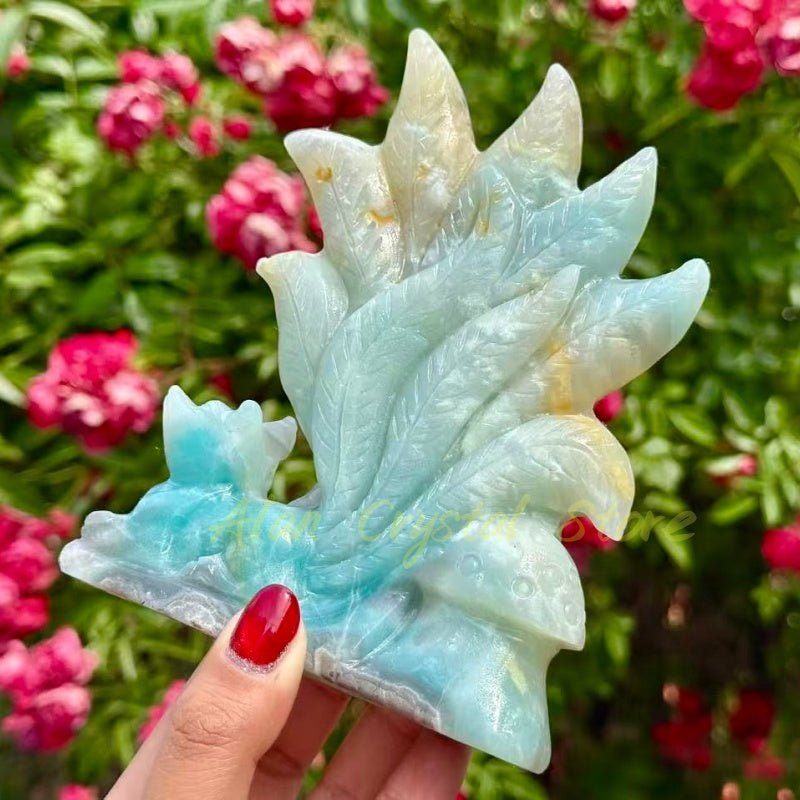 Amazonite Fox Carving