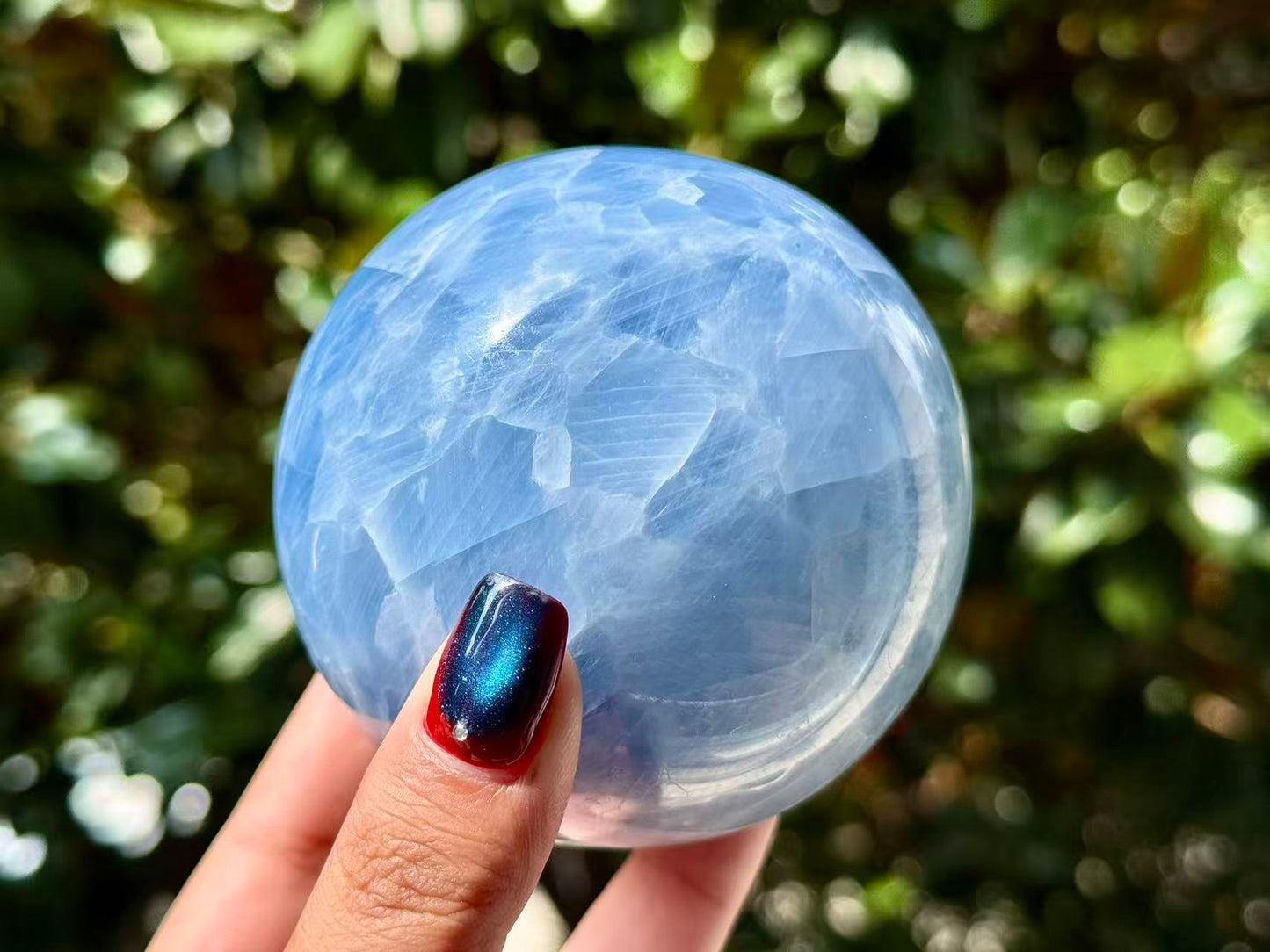 Natural Celestite Sphere,Crystal Quartz Ball.