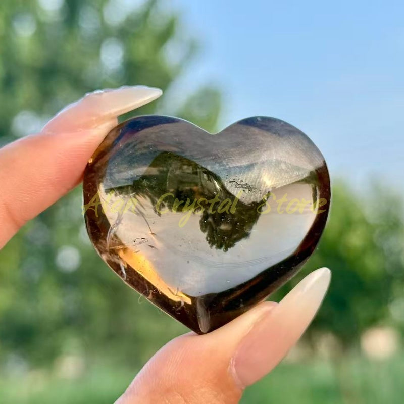 Smoky Quartz Heart