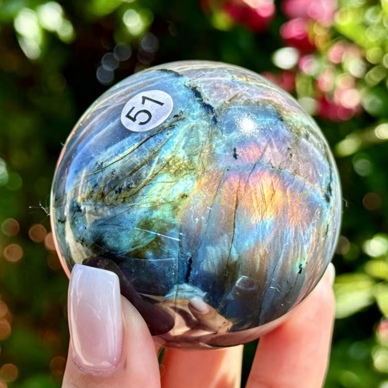 Purple Labradorite Sphere
